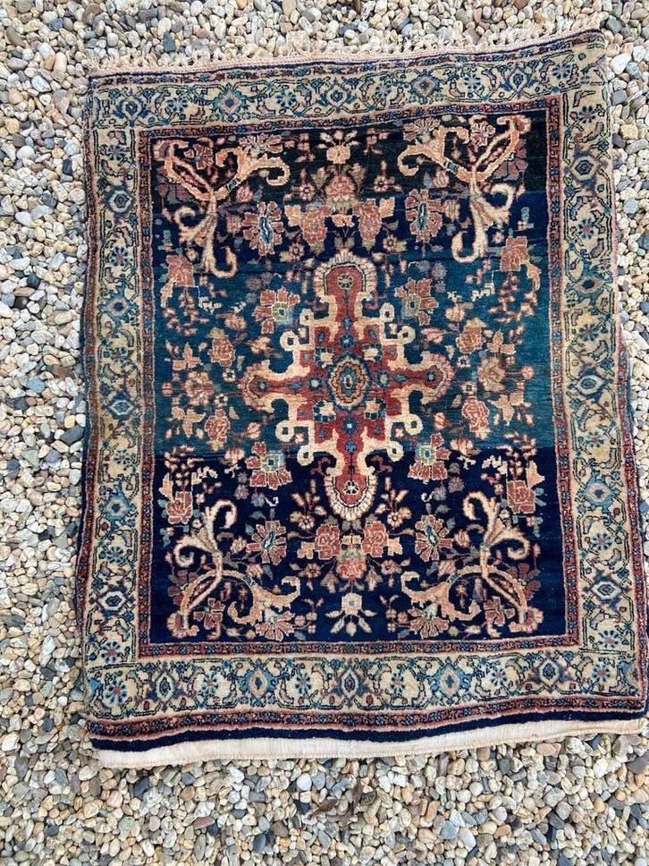 Kleine oude pers Perzisch tapijt oud kleed, Antiek en Kunst, Antiek | Kleden en Textiel, Ophalen of Verzenden