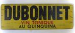 Groot vintage houten reclame bord Dubonnet / Frankrijk, Ophalen of Verzenden, Zo goed als nieuw, Reclamebord