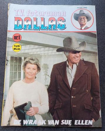 Fotoroman Dallas  nr 1 Januari 1982
