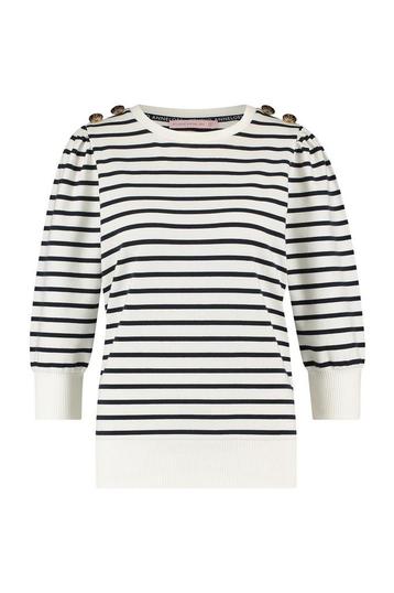 ZGAN! Studio Anneloes Maura Stripe sweater maat L! beschikbaar voor biedingen