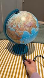 Wereldbol met verlichting, Huis en Inrichting, Woonaccessoires | Wereldbollen, Ophalen, Zo goed als nieuw