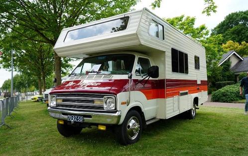 Dodge sportsman MB400 1977 camper., Caravans en Kamperen, Campers, Particulier, tot en met 5, Overige merken, LPG, 6 tot 7 meter