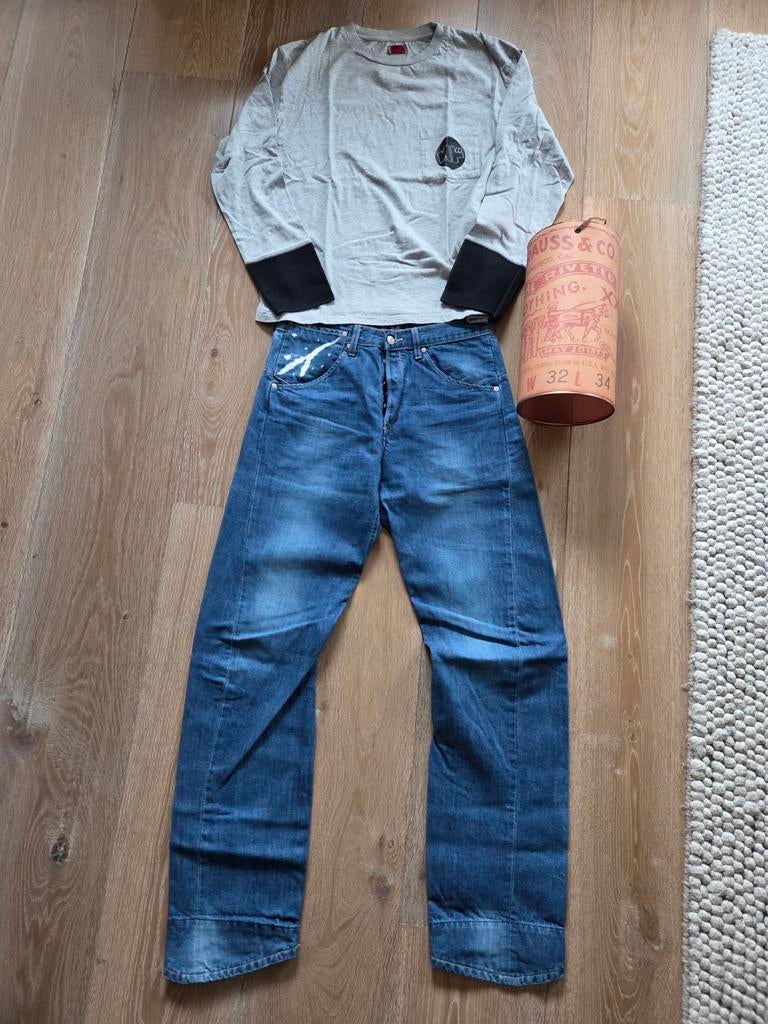 Vintage Levi's Twisted Engineered 32/34 (new) + XL Red Tab, Kleding | Heren, Spijkerbroeken en Jeans, Nieuw, W32 (confectie 46) of kleiner