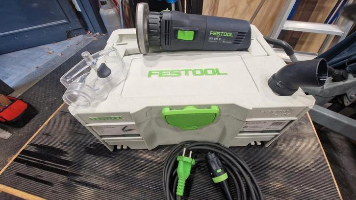 Festool Kantenfrees OFK 500 Q - Zo Goed Als Nieuw!, Doe-het-zelf en Verbouw, Gereedschap | Freesmachines, Zo goed als nieuw, Elektrisch