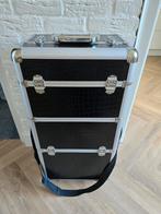 Visagie/Pedicure/Kappers Koffer - Hardcase, Ophalen, Zwart, Zo goed als nieuw, Met slot