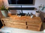 Teakhouten tv meubel, Ophalen, Gebruikt, Recycled teak, 150 tot 200 cm