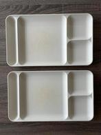 2x Tupperware 4 vaks bord - picknick bord - op schoot eten, Huis en Inrichting, Keuken | Tupperware, Ophalen of Verzenden, Gebruikt