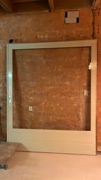 Kamer en suite met geslepen glas, Doe-het-zelf en Verbouw, Kozijnen en Schuifpuien, Zo goed als nieuw, Schuifpui, Hout, Ophalen