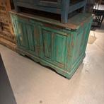 India Dressoir - GOEDKOOP - met en zonder glas - Gekleurd !!, 100 tot 150 cm, Met klep(pen), Nieuw, Ophalen of Verzenden