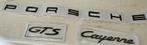 PORSCHE / CAYENNE / GTS / Embleem Badge Logo / Glans Zwart, Ophalen of Verzenden