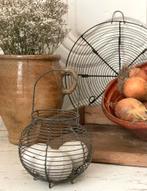 Brocante oud klein draad eiermandje ( Fil de Fer ), Ophalen of Verzenden