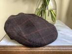 Horka tweed pet, geruit, bruin, maat, 54, wol + cashmere, Dieren en Toebehoren, Paardrijkleding, Dames, Gebruikt, Overige soorten
