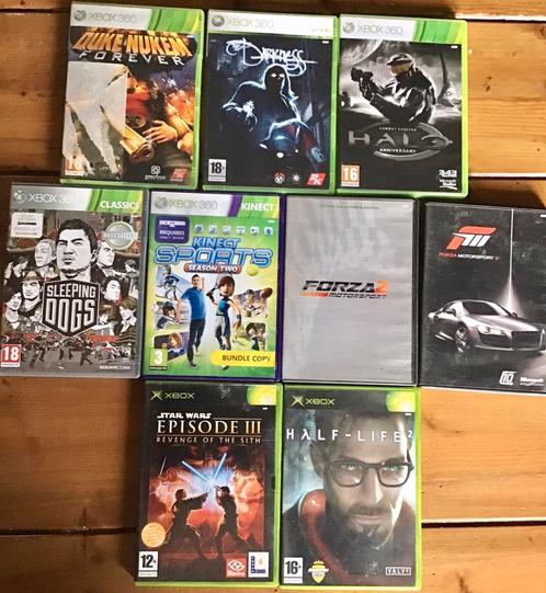 2 XBOX SPELLEN EN 7 XBOX 360 SPELLEN, Spelcomputers en Games, Games | Xbox 360, Gebruikt, 3 spelers of meer, Vanaf 3 jaar, Ophalen of Verzenden