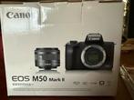 Canon EOS M50 Mark ii, Audio, Tv en Foto, Fotocamera's Digitaal, Ophalen of Verzenden, Zo goed als nieuw, Canon, 8 keer of meer