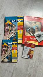Inkjet foto papier alles in 1 koop, Ophalen of Verzenden, Zo goed als nieuw