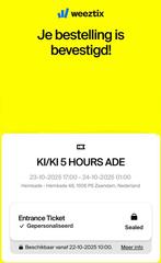 Ki/Ki ADE 5 hours - donderdag 23-10-25, Eén persoon