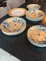 Servies 6 persoons claytan , 28 stuks, Gebruikt, Ophalen of Verzenden, Bord(en), Overige stijlen