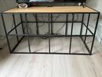 Display tafel, Ophalen, Zo goed als nieuw, Metaal, Rechthoekig