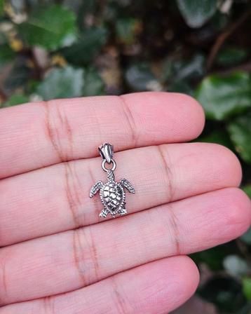 Schildpad Hanger - Echt Zilver beschikbaar voor biedingen