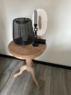 Landelijke bijzettafel, Minder dan 55 cm, Gebruikt, Rond, Landelijk