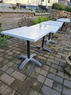 10 tal terrastafels, jaar 2023, Tuin en Terras, Ophalen, Zo goed als nieuw, Rechthoekig