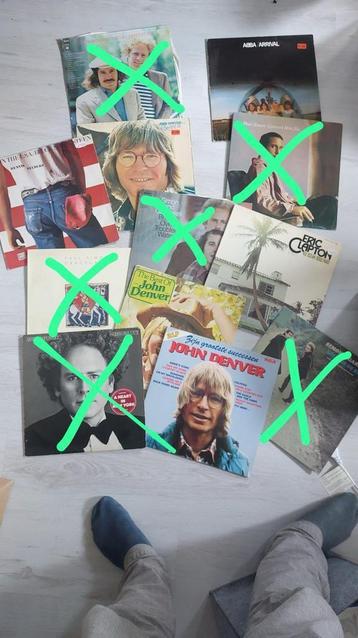 Diverse LPs (John Denver, Bruce Springsteen, etc) beschikbaar voor biedingen