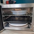 Sharp combimagnetron oven RVS 40 Liter, Witgoed en Apparatuur, Magnetrons, Combimagnetron, Ophalen of Verzenden, Zo goed als nieuw