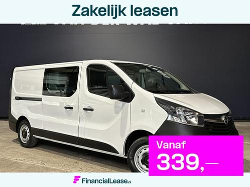 Opel Vivaro 1.6 CDTI 126pk L2H1 Dubbele cabine Euro6 Airco |, Auto's, Bestelauto's, Bedrijf, Lease, Financial lease, ABS, Achteruitrijcamera