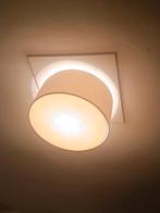 Plafondlamp plafonnière grijze lampenkap, Ophalen of Verzenden, Zo goed als nieuw, Metaal of Aluminium