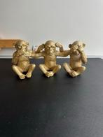 Zien, horen, zwijgen aapjes - decoratie, Ophalen of Verzenden, Zo goed als nieuw