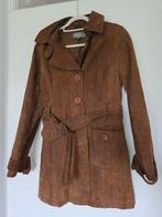 Vintage leren jas - maat 38 / M - merk Essentials, Maat 38/40 (M), Bruin, Ophalen of Verzenden, Zo goed als nieuw