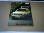 Mazda 323 Van 1980 4 pag., Verzenden, Zo goed als nieuw, Mazda