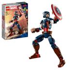 LEGO Marvel 76258 Captain America Bouwfiguur 310 delig, Ophalen of Verzenden, Nieuw, Complete set, Lego