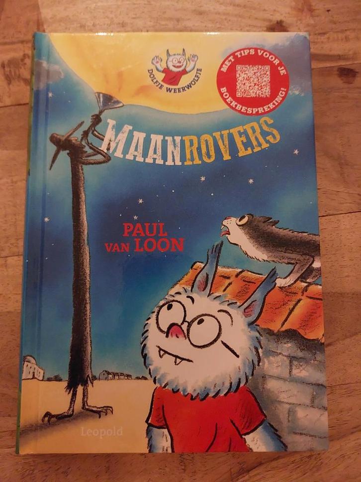 Maanrovers - Paul van Loon (Dolfje Weerwolfje #23), Boeken, Kinderboeken | Jeugd | onder 10 jaar, Zo goed als nieuw, Fictie algemeen