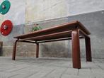 Jaren 70 Design Teakhout Salontafel Mid Century Koffie Tafel, Gebruikt, 100 tot 150 cm, Teakhout, Minder dan 50 cm