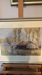 Waterverf schilderij, Ophalen