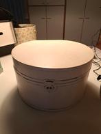 Hoedendoos wit, Ophalen, Zo goed als nieuw, One size fits all, Hoed