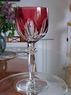 Prachtig Bohemian Wijnglas - Bloedrood, Antiek en Kunst, Antiek | Glas en Kristal, Ophalen of Verzenden