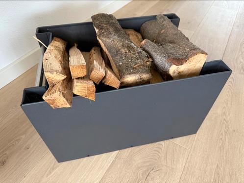 Houtbak aluminium Jacobus, Tuin en Terras, Haardhout, Blokken, Overige houtsoorten, Minder dan 3 m³, Ophalen