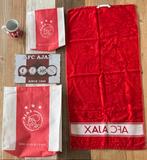 Officiële en ongebruikte Ajax tasjes, plaat, mok en handdoek, Ophalen, Nieuw, Clubaccessoires