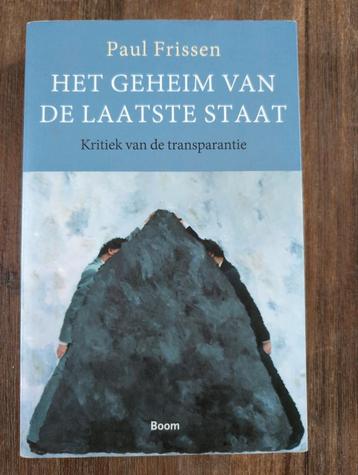 Het Geheim van de Laatste Staat - Paul Frissen beschikbaar voor biedingen