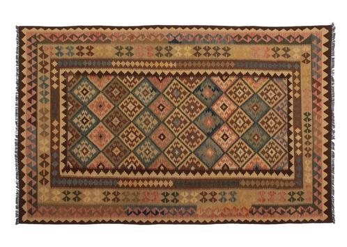 Perzisch tapijt kelim 308x196/wandkleed/Oosterse/Kilim/Loper, Huis en Inrichting, Stoffering | Tapijten en Kleden, Nieuw, 150 tot 200 cm