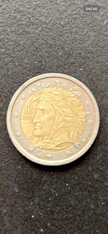 2 euro munt Dante Alighieri 2002 beschikbaar voor biedingen
