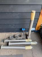 4x hoge lampen voor buiten, Tuin en Terras, Buitenverlichting, Ophalen, Gebruikt, Staande lamp, Netvoeding