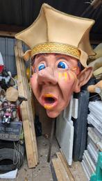 2 Piepschuim Carnaval Koppen, Ophalen of Verzenden, Gebruikt, Feestartikel, Carnaval