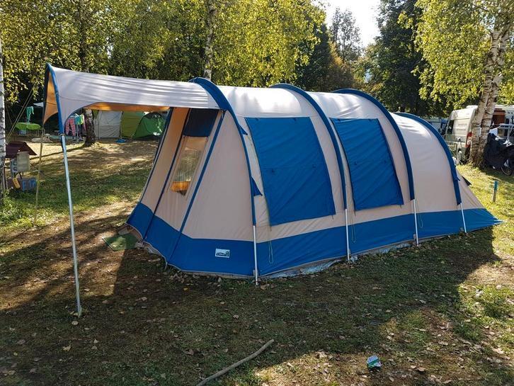 De Vrijbuiter Michigan 5 PolyCotton tent, Caravans en Kamperen, Tenten, tot en met 5, Gebruikt, Ophalen