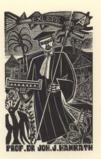 0388 Ex Libris Nederland : Cor de Wolff, 1951, Antiek en Kunst, Kunst | Etsen en Gravures, Verzenden