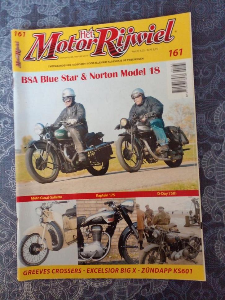 Motor Rijwiel - BSA Blue Star & Norton Model 18, Boeken, Motoren, Gelezen, Algemeen, Ophalen of Verzenden