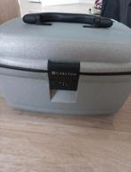 Carlton beautycase zilvergrijs, Sieraden, Tassen en Uiterlijk, Beautycases, Gebruikt, Overige kleuren, Met spiegeltje(s), Ophalen of Verzenden