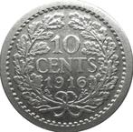 Nederland 10 cent 1916 (zilver), Postzegels en Munten, Munten | Nederland, Zilver, Ophalen of Verzenden, 10 cent, Koningin Wilhelmina